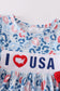 I love USA patriotic embroidery girl set