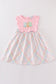 Pink popsicle applique dress