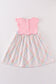 Pink popsicle applique dress