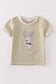 Camouflage deer applique boy top