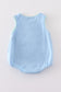 Blue tractor embroidery boy bubble