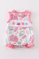 Pink Shell Embroidered Bubble