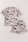 Beige farm boy pajamas set