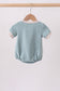 Blue gray Puppy embroidery bubble