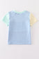 Yellow & blue boy top