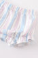 Crab french knot stripe baby girl set