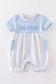 Crab french knot stripe boy bubble