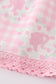 Pink barbie print girl dress