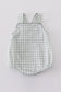 Sage boy gingham bubble