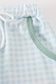 Green gingham boy pants set