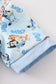 Blue character boy pajamas set