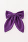 Purple hair sailor bow