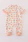 Clemson football baby girl romper