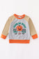 Halloween pumpkin boy top