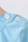 Blue snowman applique top