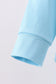 Blue snowman applique top