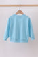 Blue santa claus print top