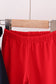 Navy christmas santa cookie milk embroidery ruffle pants set