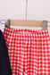 Navy christmas santa cookie milk embroidery pants set