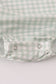 Fox embroidery gingham bubble