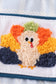 Blue thanksgiving turkey french knot boy bubble