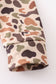 Camouflage puppy embroidery boy set