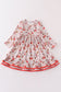 Red nutcracker girl dress