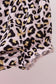 Pink santa claus leopard ruffle bloomer set