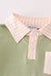 Sage stripe boy set