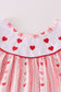 Valentine's day heart embroidery girl set