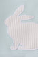 Blue easter bunny applique boy set