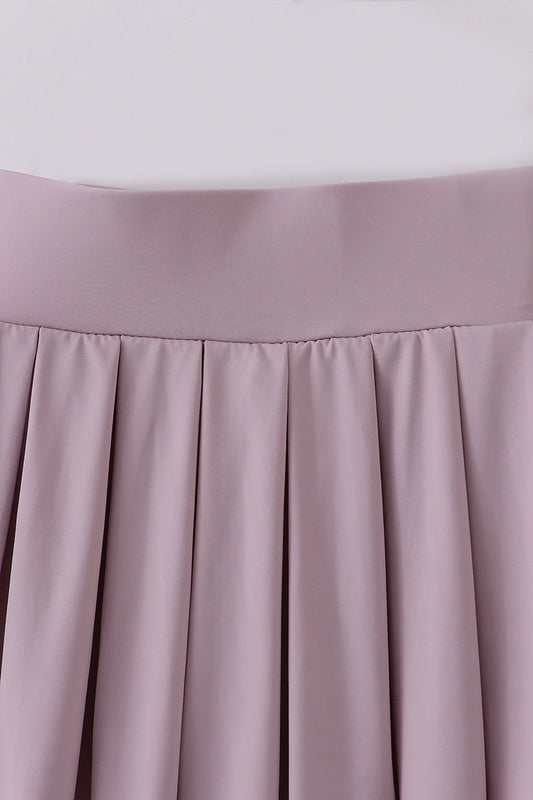 Purple yoga fabric girl skorts