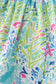 Ocean bloom print ruffle set