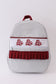 Mississippi state bulldogs embroidery girl backpack