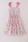 Blossom bliss smocked mom dress