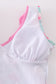 Blushing rose garden print mom swimsuit