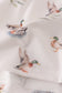 Green duck print set