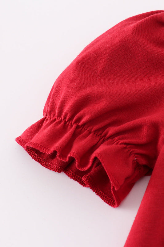 Alabama elephant football applique bubble