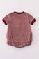 Mississippi MSU embroidery smocked gingham bubble