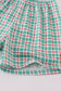 Blue apple french knot shorts set