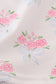 Blue floral bow print ruffle bloomer set