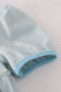 Blue princess embroidery ruffle dress