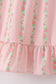 Pink floral smocked mom&me dress