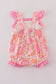 Pink Floral Ruffle Bubble