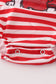 Red Georgia bulldog sequin stripe bubble