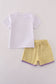 Purple gold LSU geaux tiger sequin set