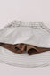 Brown  god's country embroidery skorts set