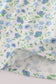 Blue floral print bow dress