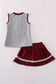 Mississippi embroidery skorts set