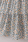 Fall floral print ruffle mom&me dress